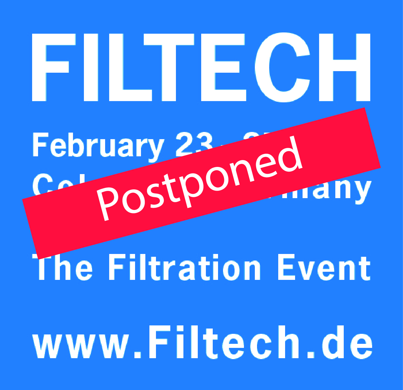 Filtech 2021 postponed