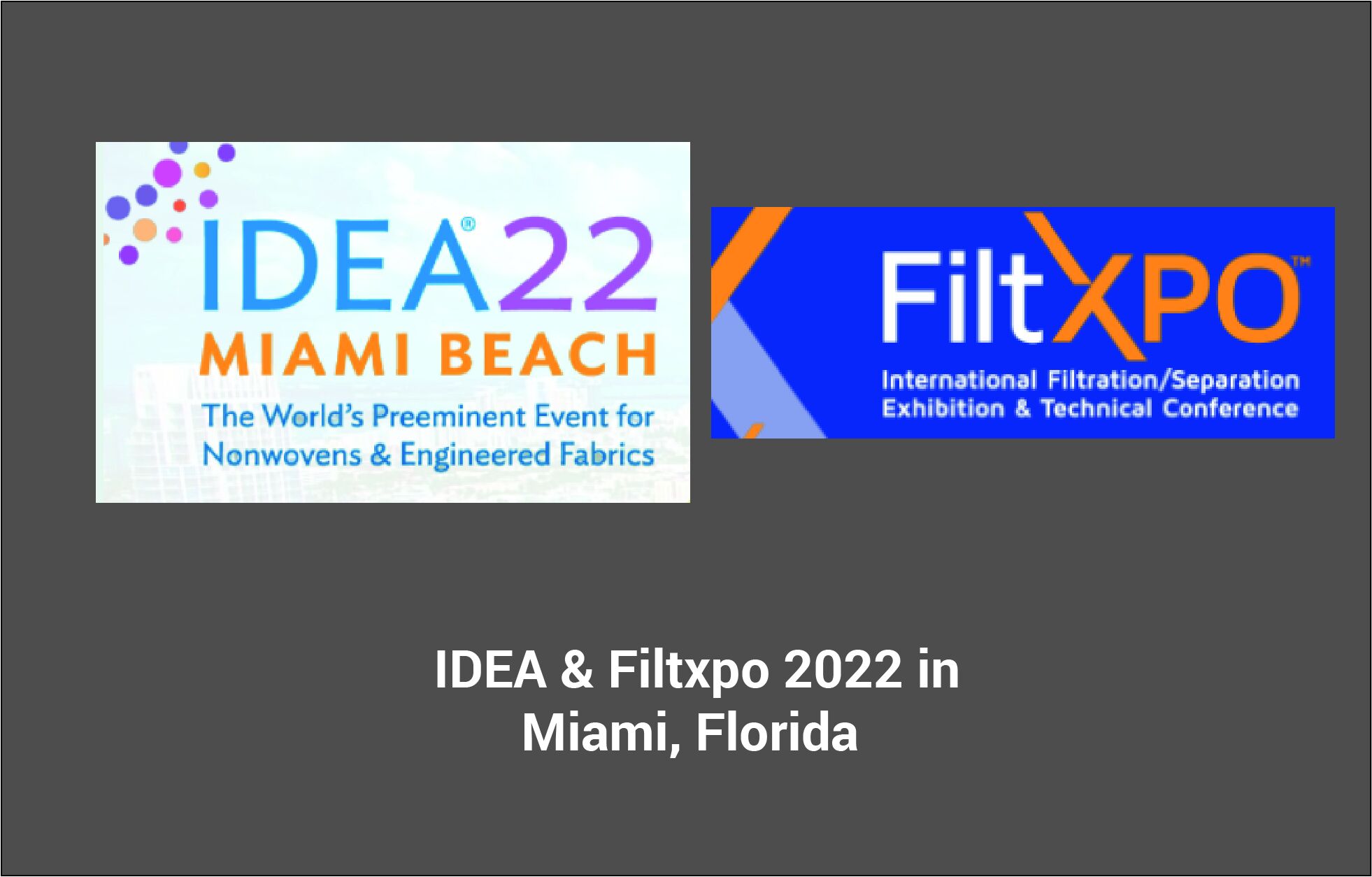 Messe: IDEA & FiltXPO 2022 | Vliesstoffe von TWE